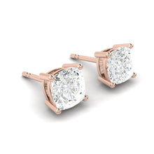 Load image into Gallery viewer, Lucce Diana Cushion Earrings Diamond