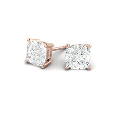 Load image into Gallery viewer, Diana Earrings Cushion Moissanite