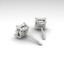 Load image into Gallery viewer, Lucce Diana Cushion Earrings Diamond