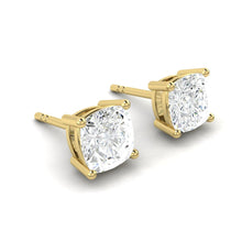 Load image into Gallery viewer, Lucce Diana Cushion Earrings Diamond