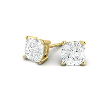 Load image into Gallery viewer, Diana Earrings Cushion Moissanite