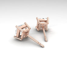 Load image into Gallery viewer, Princess Diamond Stud Earrings in the Philippines