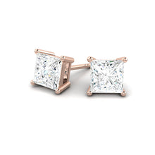 Load image into Gallery viewer, Diana Earrings Princess Moissanite