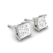 Load image into Gallery viewer, Diana Earrings Princess Moissanite