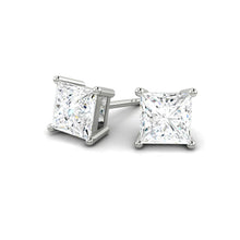 Load image into Gallery viewer, Diana Earrings Princess Moissanite