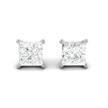 Load image into Gallery viewer, Diana Earrings Princess Moissanite