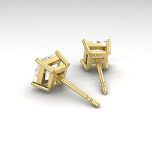 Load image into Gallery viewer, Diana Earrings Princess Moissanite