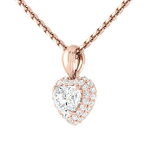 Load image into Gallery viewer, Lucce Presa Heart Necklace Diamond