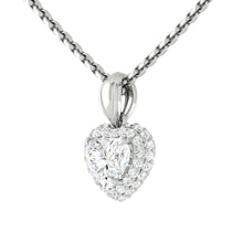 Load image into Gallery viewer, Lucce Presa Heart Necklace Diamond