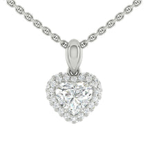 Load image into Gallery viewer, Lucce Presa Heart Necklace Diamond