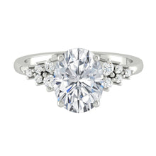 Load image into Gallery viewer, Lucce Ellia Oval Moissanite
