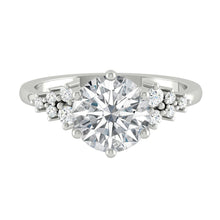 Load image into Gallery viewer, Lucce Ellia Round Moissanite