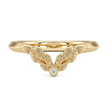 Load image into Gallery viewer, LUCCE ECUADORIAN™ Fili Chevron 1.50mm Natural Diamond 0.01ctw 18K Yellow Gold