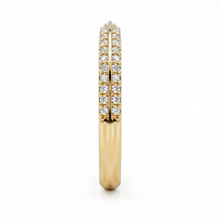 Load image into Gallery viewer, LUCCE ECUADORIAN™ Pavé Band Lab Diamond 0.32ctw 14K Yellow Gold