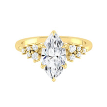 Load image into Gallery viewer, Lucce Ellia Marquise Moissanite