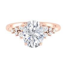 Load image into Gallery viewer, Lucce Ellia Oval Moissanite
