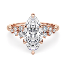 Load image into Gallery viewer, Lucce Ellia Marquise Moissanite