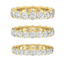Load image into Gallery viewer, Lab diamond Wedding Bands Moissanite Eternity Rings