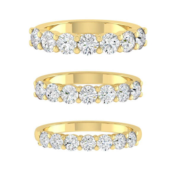 Lucce Civini 7-Stone Round Diamond