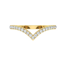 Load image into Gallery viewer, Lucce Leia Pavé 0.29CTW Lab Diamond 14K Yellow Gold