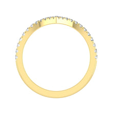 Load image into Gallery viewer, Lucce Leia Pavé 0.29CTW Lab Diamond 14K Yellow Gold