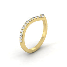 Load image into Gallery viewer, Lucce Leia Pavé 0.29CTW Lab Diamond 14K Yellow Gold