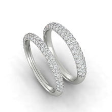 Load image into Gallery viewer, Wedding rings gold jewelry moissanite lab diamond manila philippines Lab diamond Wedding Bands