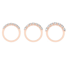 Load image into Gallery viewer, Wedding rings gold jewelry moissanite lab diamond manila philippines Lab Diamond Wedding Bands