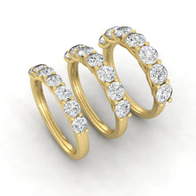 Load image into Gallery viewer, Wedding rings gold jewelry moissanite lab diamond manila philippines Lab Diamond Wedding Bands
