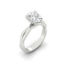 Load image into Gallery viewer, Lucce Fiore Solitaire Pear Diamond