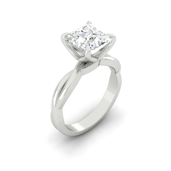 Lucce Fiore Solitaire Princess Diamond