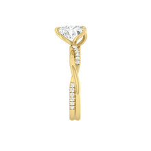 Load image into Gallery viewer, Lucce Fiore Heart Moissanite