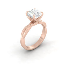 Load image into Gallery viewer, Lucce Fiore Solitaire Round Moissanite