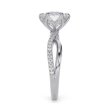Load image into Gallery viewer, LUCCE FIORE™ Sei Round Lab Diamond 2.50ct D VS1 Id IGI Platinum