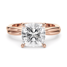 Load image into Gallery viewer, Lucce Fiore Solitaire Cushion Diamond