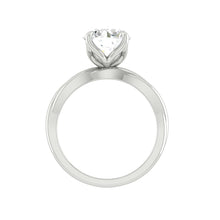 Load image into Gallery viewer, Lucce Fiore Solitaire Round Moissanite