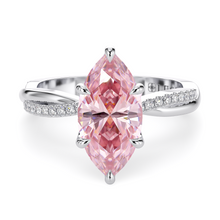 Load image into Gallery viewer, Lucce Fiore Marquise Rosé Pink Diamond