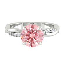 Load image into Gallery viewer, Pink Diamond Engagement Ring Wedding Rings Band Gold Jewelry Moissanite Manila Philippines