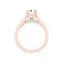 Load image into Gallery viewer, Lucce Firenze Pavé Emerald Moissanite