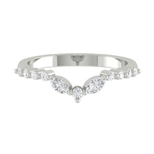 Load image into Gallery viewer, Lucce Genia Band 0.35CTW Lab Diamond 14K White Gold