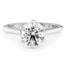 Load image into Gallery viewer, Lucce Azalea Round 0.78ct SUPERNOVA Moissanite 14K White Gold