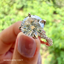 Load image into Gallery viewer, Moissanite Engagement Ring Lab Diamond Wedding Bands Manila Philippines