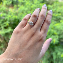 Load image into Gallery viewer, Moissanite Engagement Ring Lab Diamond Wedding Bands Manila Philippines