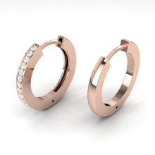 Load image into Gallery viewer, Lucce Kaela Eternity Earrings Diamond