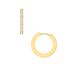 Load image into Gallery viewer, Lucce Kaela Eternity Earrings Diamond