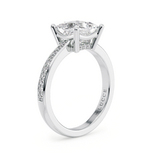 Load image into Gallery viewer, Lucce Kaela Princess Lab Diamond 1.01ct D VVS2 Ex IGI Platinum