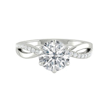 Load image into Gallery viewer, Lucce Fiore Sei Round Moissanite