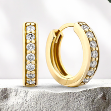 Load image into Gallery viewer, Lucce Kaela Eternity Earrings Diamond
