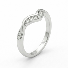 Load image into Gallery viewer, LUCCE FIORE™ Sei Flush 0.11ctw Lab Diamond 14K White Gold