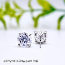 Load image into Gallery viewer, Lab diamond earrings Moissanite Engagement ring Wedding Rings Manila Philippines
